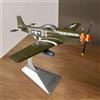 Modellino Di Aereo Da Caccia P51D In Scala 1:72 Con Supporto Per