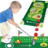 Set di mazze da golf per bambini, palline da golf per allenamento e tappetino