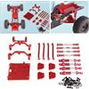 Kit di aggiornamento RC 1/12, supporto servo, supporto tirante, ammortizzatore