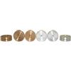 Italfama Set Di Pezzi Di Dama In Ottone 24X Placcato Oro E Argento 4,5Cm Italia