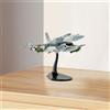 Aereo F-16F in scala 1/72, aeroplano realistico per camera da letto, casa,