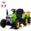 Trattore elettrico alimentato a batteria 12 V per bambini con rimorchio auto per