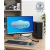 HP POSTAZIONE COMPLETA WORKSTATION PC I7 HP ELITEDESK 800 G3 / MONITOR 24" (NUOVO)