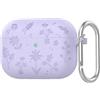 LVYXON Custodia leggera in silicone per AirPods Pro 3 che si adatta perfettamente e consente la piena funzionalità di tutte le porte e pulsanti (viola)