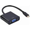 Gembird Cavo Adattatore USB Tipo C A VGA 15 CM Nero