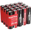 ANSMANN 1502-0006 Batteria Alkaline, Rosso