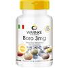 WARNKE VITALSTOFFE Boro 3mg tetraborato di sodio - Vegan - 100 compresse | Warnke Vitalstoffe - Qua