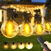 Warlisou 30 Metri Esterno Luci Giardino Catena LED Lampadine Luminosa Gazebo Filo