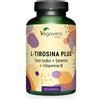 L-Tirosina ® | 1200 Mg | Con Iodio, Selenio, Vitamina B12, B5, B3, Acido Folico