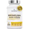 Does not apply ® Bromelina Forte 5000 Gdu/G Gastroprotetta 200 Compresse, Enzima Digestivo, Est