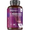D Mannosio Ad Alta Concentrazione, 180 Capsule Vegane, 2000Mg per Dose Giornalie