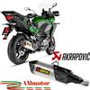 Akrapovic Kawasaki Versys 1000 2022 Terminale Di Scarico Moto Titanio Omologato