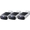 Baseus Security S1 Lite, telecamera di sorveglianza esterna, batteria solare Wi-Fi, IP67, resistente alle intemperie, sorveglianza senza fili, per esterni 2 K 135°, visione notturna a colori, senza