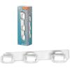 LEDVANCE ORBIS Flame lampada da parete e soffitto con LED, bianco, 16,5W, 1050lm, 3000/4000K,(bianco freddo/bianco caldo), protezione IP44 contro corpi estranei e spruzzi d'acqua