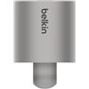 Belkin Adattatore per Blocco di Sicurezza per Mac Pro, Lucchetto di Sicurezza, Design a tre Parti in Acciaio Inossidabile, Argento