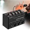 Mini Mixer Audio Lettore Tablet Mixer Portatile a 4 Canali