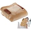 yupeuooe Coperta elettrica, coperte riscaldanti elettriche - Coperta riscaldata Coperta elettrica per letto | Coperta termica ricaricabile tramite USB, coperta riscaldata in morbida flanella,