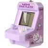 Monozoz Console per videogiochi, portachiavi con macchina classica per videogiochi, portachiavi classico vintage, console di gioco portatile, con vari giochi, portachiavi portatile per bambini e adulti