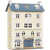 Le Toy Van - Palace House grande casa delle bambole in legno | Set da gioco per casa delle bambole in legno a 5 piani - Adatto per bambini dai 3 anni in su, crema