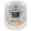 SCATTO ENERGIA CREATIVA | Temperamatite Elettrico - Diametro 7,5×7,5 cm - Funzionamento a Batterie AA - Design Compatto e Pratico per Ufficio, Scuola o Casa
