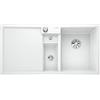 BLANCO COLLECTIS 6 S | SILGRANIT bianco | Tipo di montaggio: installazione dall'alto | bacino principale destro | con controllo di scarico, con accessori | base 60 | grande bacino | superficie facile