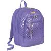 Invicta Zaino Avanzato Ragazza Romantica Camomilla - BACKPACK - Viola - 3 Compartimenti - Scuola Media - Multisport - Romantico Moderno