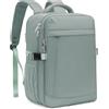 Yankony Ryanair - Borse da cabina 40 x 30 x 20 cm, per borsa da cabina Easyjet 45 x 36 x 20, zaino da viaggio per aereo, bagaglio a mano 55 x 40 x 20 cm, per uomini e donne, Verde menta., 40 x 30 x 20