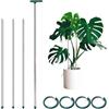 ONEJI Supporto Per Piant, Tutori per Piante Regolabile da 28 a 52 cm con Clip Sostegno Piante per Uso Interno ed Esterno, Tutori da Giardino per Orchidee, Pomodori, Verdure, Monstera e Piante Rampicanti