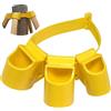 vepoty Strumento di Supporto per la fissazione di Alberi da frutto 3 Pezzi Kit di Supporto per Rilegatura di Protezione frangivento per Piante per Attrezzi da Giardinaggio
