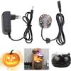 Mineup Nebulizzatore ad ultrasuoni, 12 LED Acquario Nebulizzatore, Fogger Fontana per Acqua Stagno, 24 V Ultrasuoni Mist Maker Fogger pour citrouille d'Halloween et Pot de sorcière, Aquarium, Jardin