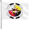 Generic Medicine Wheel Native Americans Bandiera Bandiera Verticale Appendere Striscione Da Giardino Doppia Faccia Per All'Aperto Balcone Domestiche 3X5 Ft