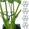 KERYBW 4 supporti per piante in metallo Monstera, supporto per piante da appartamento, supporto per fiori, rose, pomodori