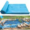 Liyadolaam Telo laghetto Blu 0,16 mm Rivestimento Impermeabile 2x3m 4x5m 7x8m 8x10m 10x15m Membrana laghetto Grande Pesci Telo Pieghevole Fontana Lago Artificiale(1x6m)