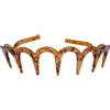 Generisch Zigzag - Cerchietto per capelli da donna, ondulato, zig- , per capelli con denti di squalo, antiscivolo, ondulato