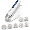 Hbealifee Penna Microneedling Bio-Q2 Professionale Wireless Derma a Carica Automatica - Amazing Skin Pen per Viso e Corpo con 6 Cartucce da 0,25 mm (1x9pin+2x25pin+2x14pin)
