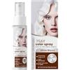 Altherona Vernice spray per capelli, colore temporaneo, colore blu, colore blu liquido per capelli S-pray, lavabile e sicuro (bianco)