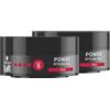 TAFT Schwarzkopf Taffet Styling Wax Power (2 x 75 ml), cera per capelli fino a 48 ore, delicata per capelli e cuoio capelluto, vegana, styling wax