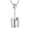 memorial jewelry Uomo cremazione gioielli motore pistone urna collana per cenere Keepsake Memorial cenere gioielli per uomo/animale cenere