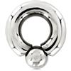 Inoki - Anello a sfera in acciaio avvitabile per Prince Albert - Spessore 9 mm, Diametro 25 mm, Palla 16 mm