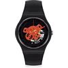 Swatch Orologio New Gent Bioceramic Lacquered SO32B110 TIME TO RED BIG