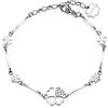 Brosway Bracciale Donna, Bracciale Rigido in Acciaio e Cristalli con Simbolo Quadrifoglio | Collezione Chakra - BHKB011