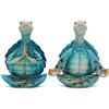 Nizirioo Tartaruga Yoga Decorazione per la Casa Resina Mini Animale Tartaruga, Tartaruga Creativa da Spiaggia pour la Maison, le Jardin, le Bureau Décoration D'intérieur (2pcs)