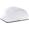 tooloflife Lampada da libro pieghevole Novità Lampada da tavolo in legno Lampada da tavolo portatile Lanterna di carta a LED con USB Ricaricabile per Regalo Home Office Decor