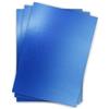 NEUSER PAPIER Carta metallizzata DIN A4 21 x 29,7 cm - Blu metallizzato - 15 pezzi - Carta lucida per artigianato 90 g/m² - Retro bianco - Per inviti, matrimoni