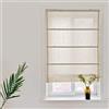 Yaland - Tenda a pacchetto per finestra, oscurante con chiusura in velcro, stile rustico, 70 x 140 cm, 1 pezzo, colore: sabbia