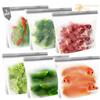 ReaGold Sacchetti Freezer Riutilizzabili, 6 Pezzi Sacchetti Alimenti Richiudibili, Sacchetti in Silicone Senza BPA, Sacchetti Sandwich Riutilizzabili, Sacchetti per Freezer per Frutta, Verdura, Carne