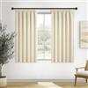 MRTREES Tende Oscuranti per Interni Termiche Isolanti con Fettuccia Tenda Coprente per Camera da letto e Soggiorno Moderne Finestra Salotto Tende Confezionate set 2 Pezzi 140x145 CM Beige