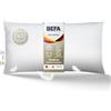 BEFA NATUR - prodotto in Germania, cuscino in piume 40x80 cm con 100% piume, adatto per allergici (Nomite), certificato Öko-Tex 100 Classe 1, standard EN 12934, Downpass