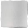 Fazzini Coppia di federe a 4 volanini in Puro Percalle di Cotone 200 TC altissima qualità Art. Arianna cm. 52x82 Bianco A