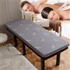LXJDDLD Materasso Letto Termale Spesso 3/5cm,Topper Memory Foam per Lettino Massaggio Senza Fori,Testa Quadrata/Rotonda/Trapezoidale,Cuscinetto Protettivo per Viaggio Campeggio,Grey s,60x180cm 5cm
